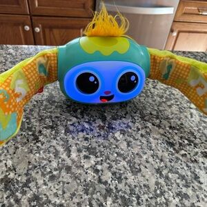 Fisher price tummy time Interactive Blue and Green Plush Learning Toy for Kids